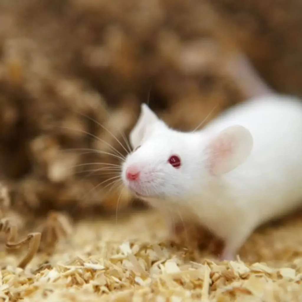 Lab Mouse in Wood Shavings Bedding Gateway Lab Supply